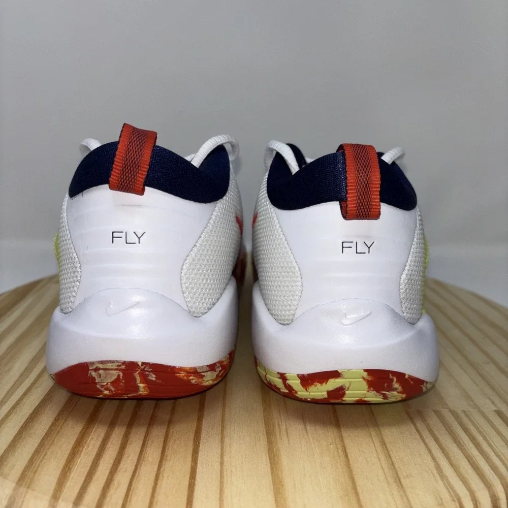 Nike IsoFly GS 'White Limelight Midnight Navy' HJ3866-100 Kids Sz6Y